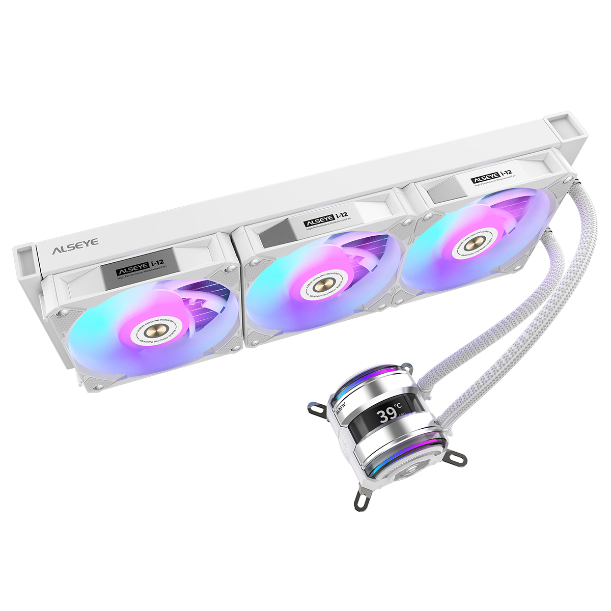 ALSEYE I360 RGB WATER COOLING WHITE thumbnail 2