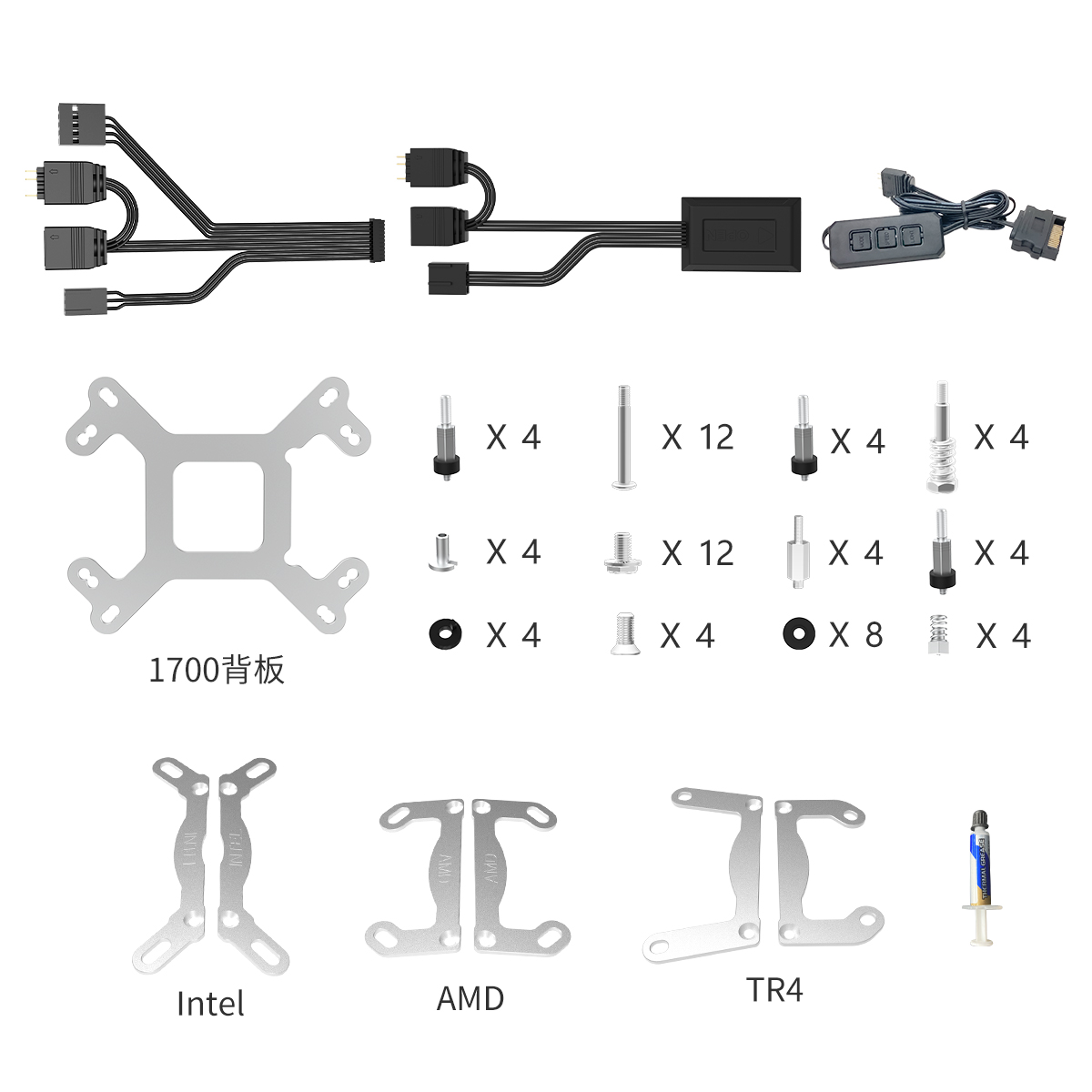 ALSEYE I360 RGB WATER COOLING WHITE thumbnail 3