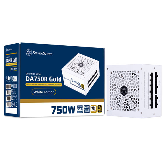 SILVERSTONE DA750R GOLD 80+ 750W ATX3.0 PCIE5.0 WHITE thumbnail 11