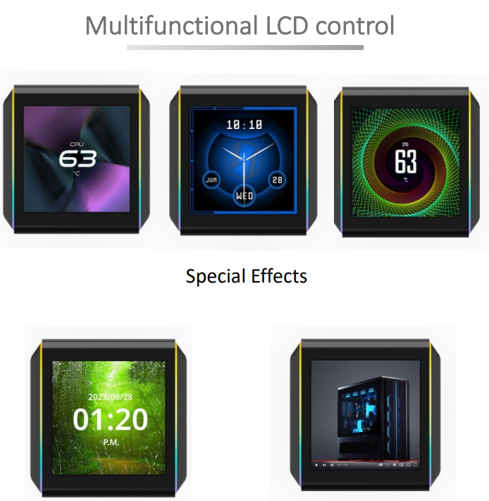 GALAHAD II TRINITY LCD SLINF 360 AIO COOLING BLACK