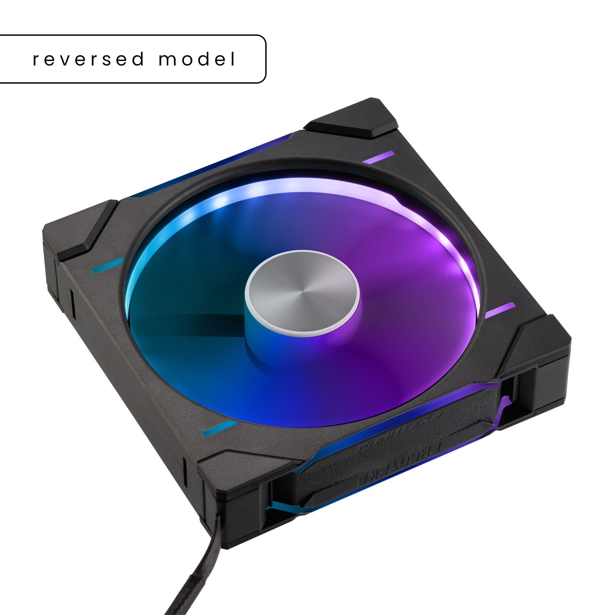 PHANTEKS D30 140MM PWM FAN REVERSE DRGB BLACK (1-PACK) thumbnail 5