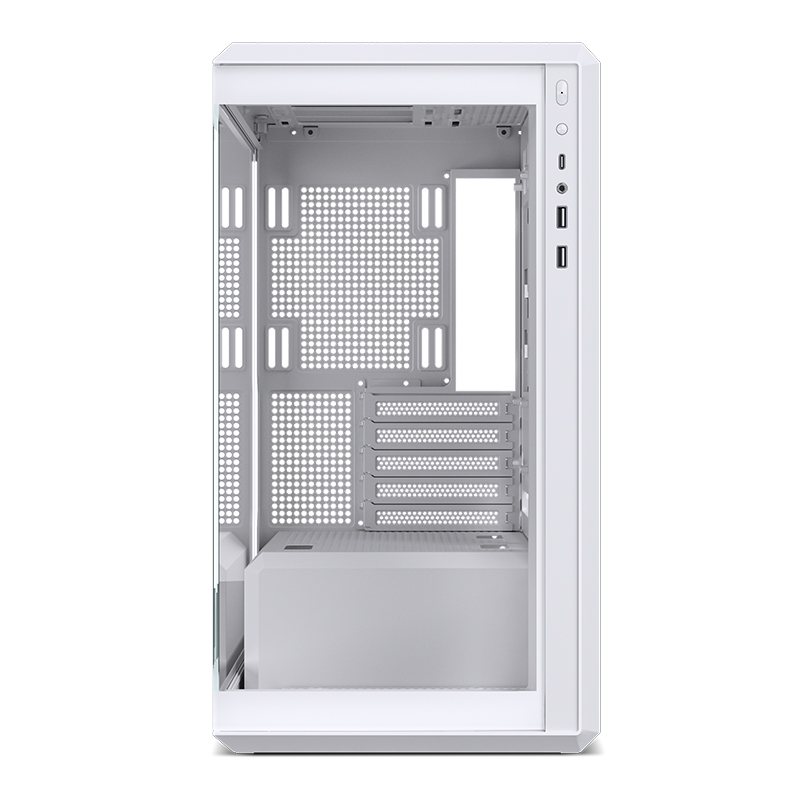 JONSBO D301 M-ATX WINDOWS SIDE CASE W/TYPE-C WHITE thumbnail 9
