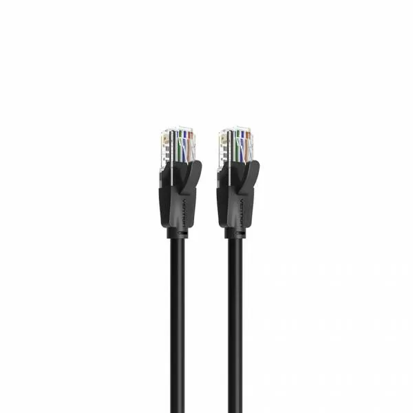 FLAT CAT.6 LAN CABLE 3M - Black