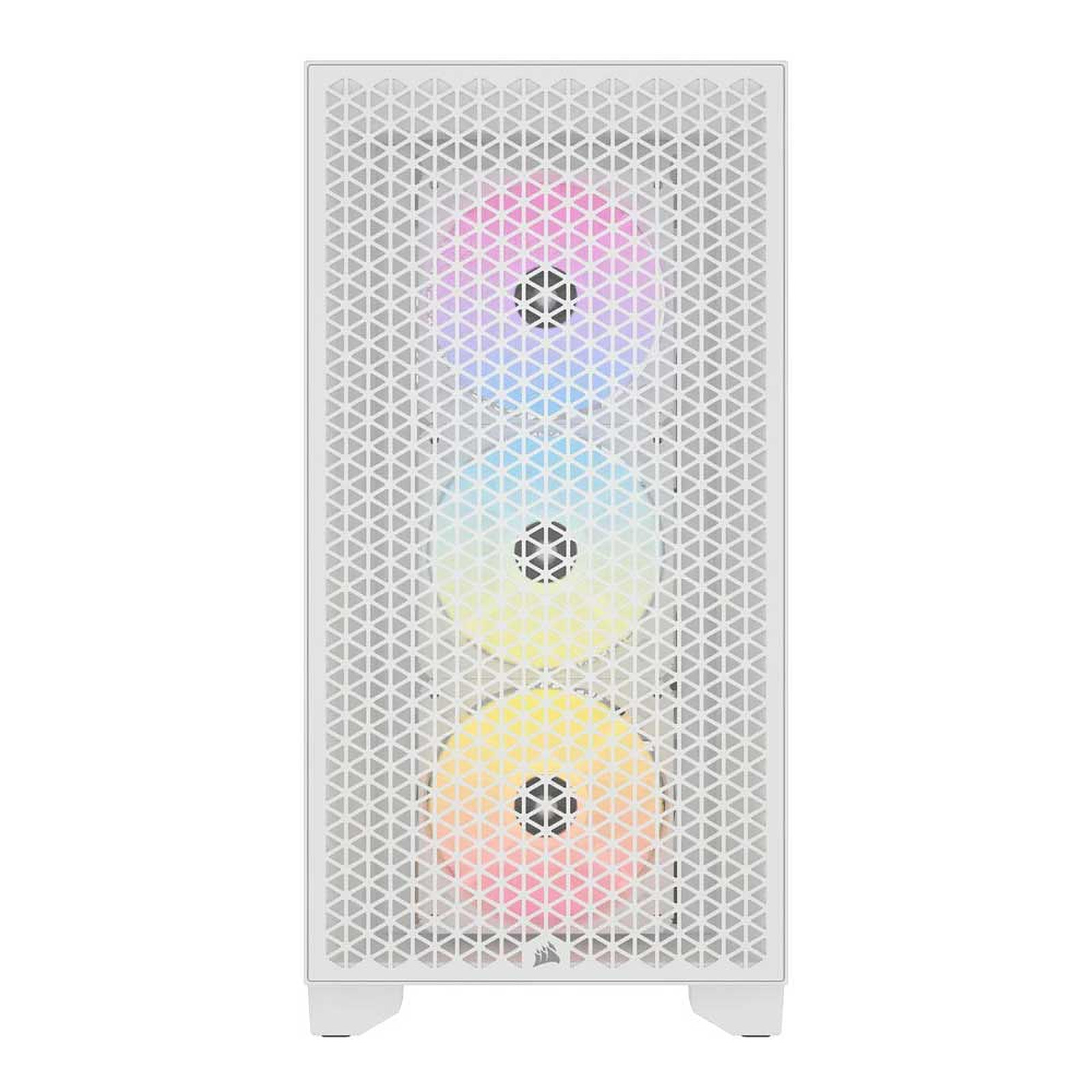 CORSAIR 3000D RGB AIRFLOW MID-TOWER PC CASE WHITE thumbnail 2
