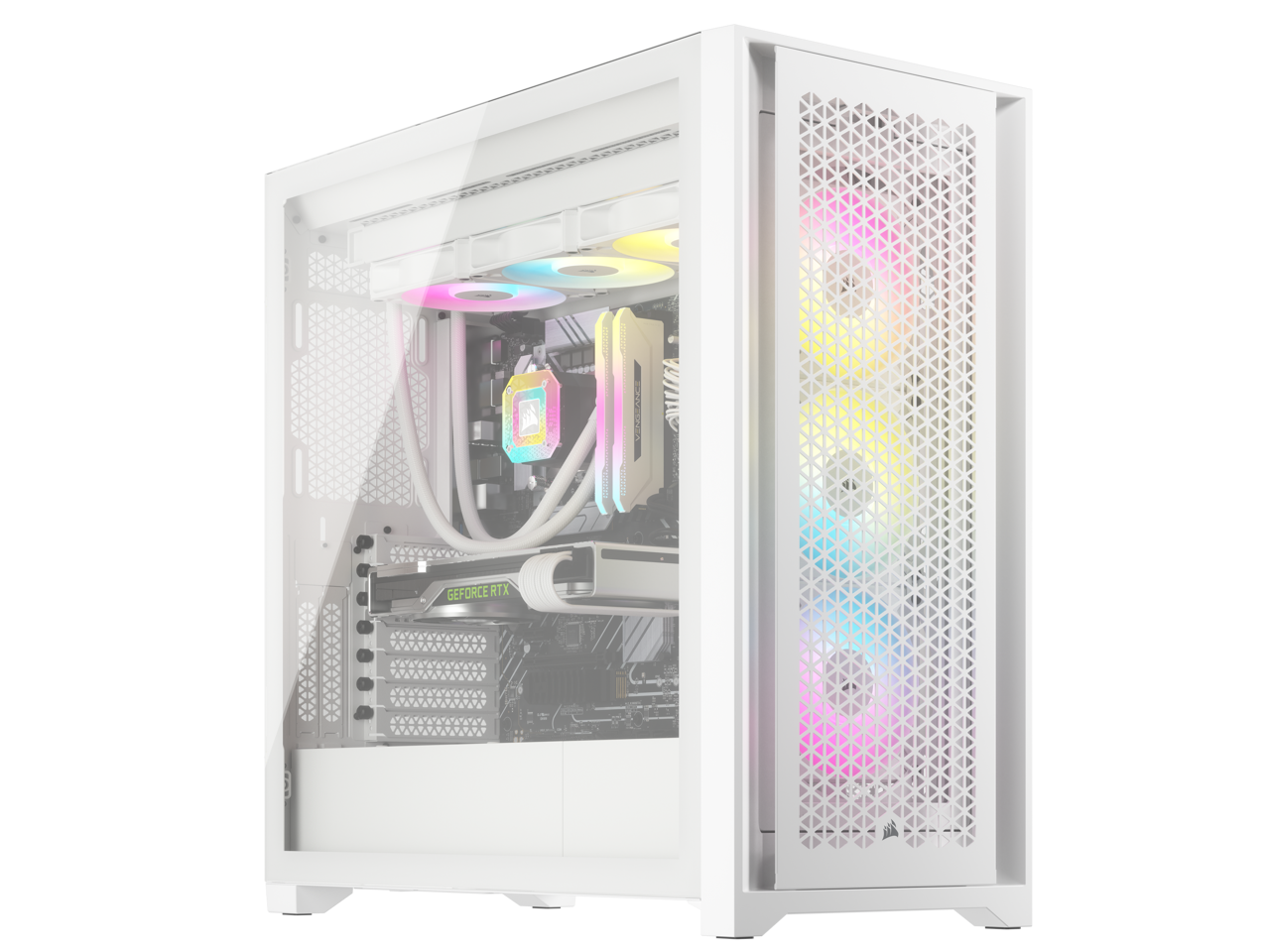 CORSAIR ICUE 5000D RGB AIRFLOW MID-TOWER CASE WHITE thumbnail 11