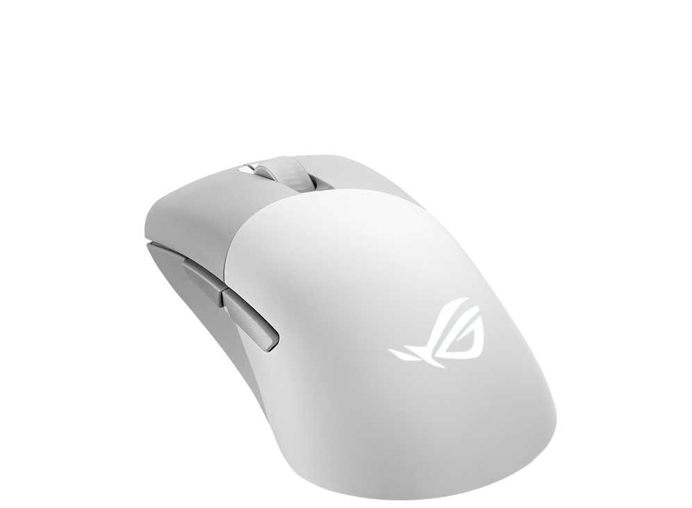 ASUS ROG KERIS WIRELESS AIMPOINT GAMING MOUSE WHITE thumbnail 2