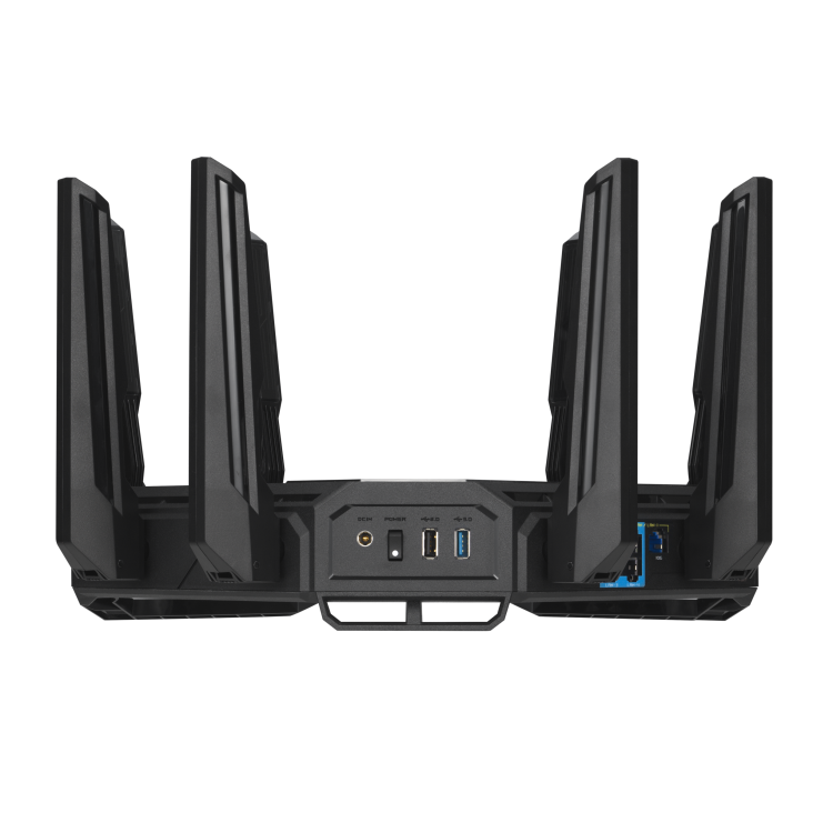 ASUS ROG RAPTURE GT-BE98 BE25000 QUADBAND GAMING ROUTER thumbnail 4