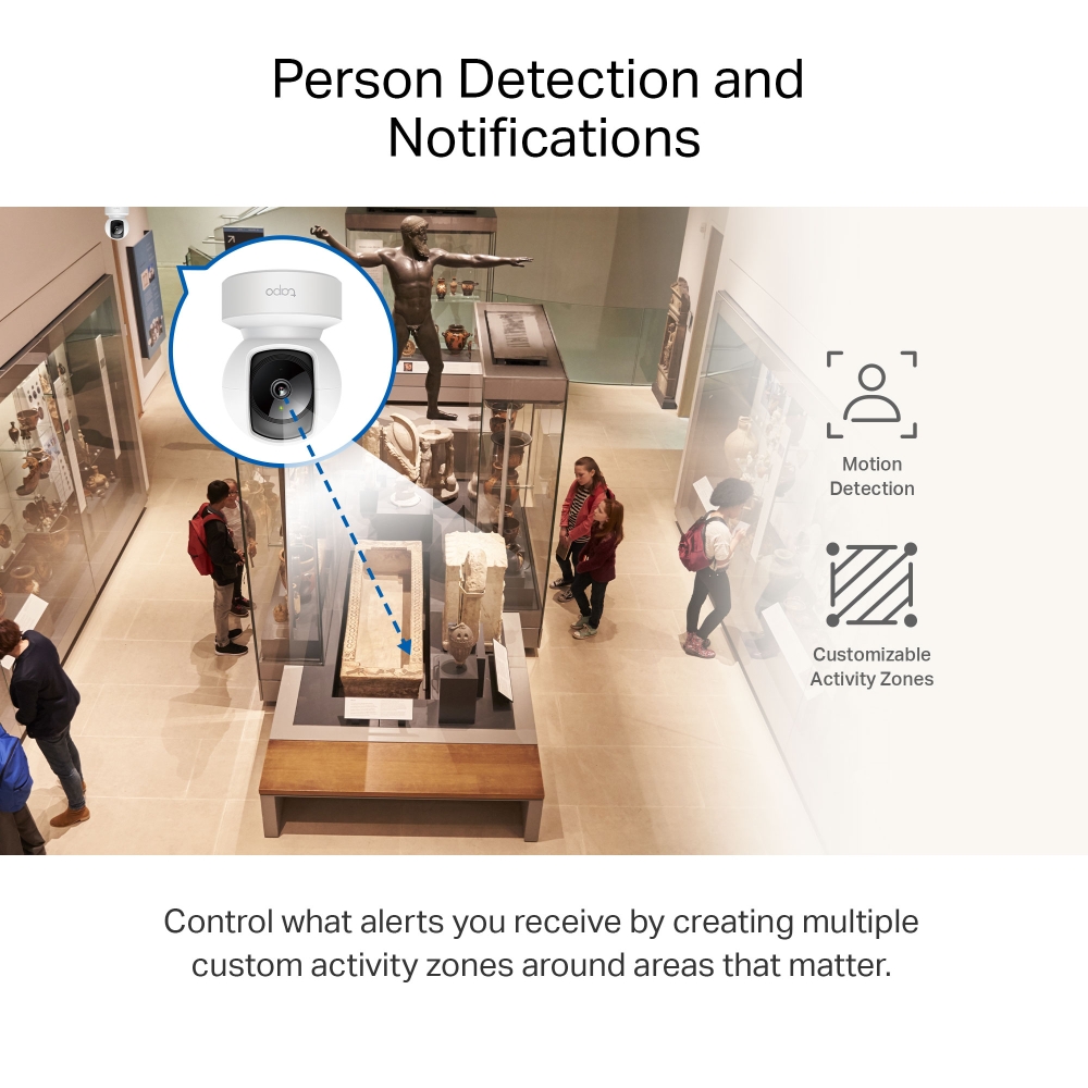 TP-LINK TAPO C212 PAN/TILT HOME SECURITY WI-FI CAMERA thumbnail 5