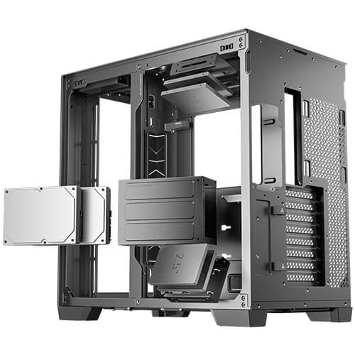 ANTEC C8 FRONT & SIDE GLASS PANEL CASE BLACK thumbnail 13