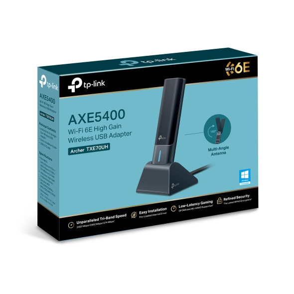 TP-LINK AXE5400 WI-FI 6E WIRELESS USB ADAPTER thumbnail 9