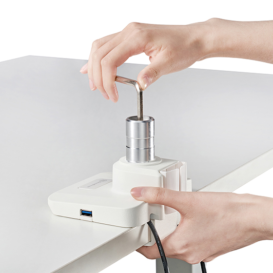 GAS SPRING SWING MONMOUNT WHITE thumbnail 8