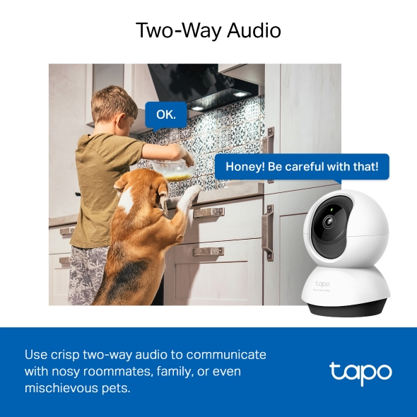 TP-LINK Tapo C220 2K QHD Pan/Tilt AI Home Security thumbnail 7