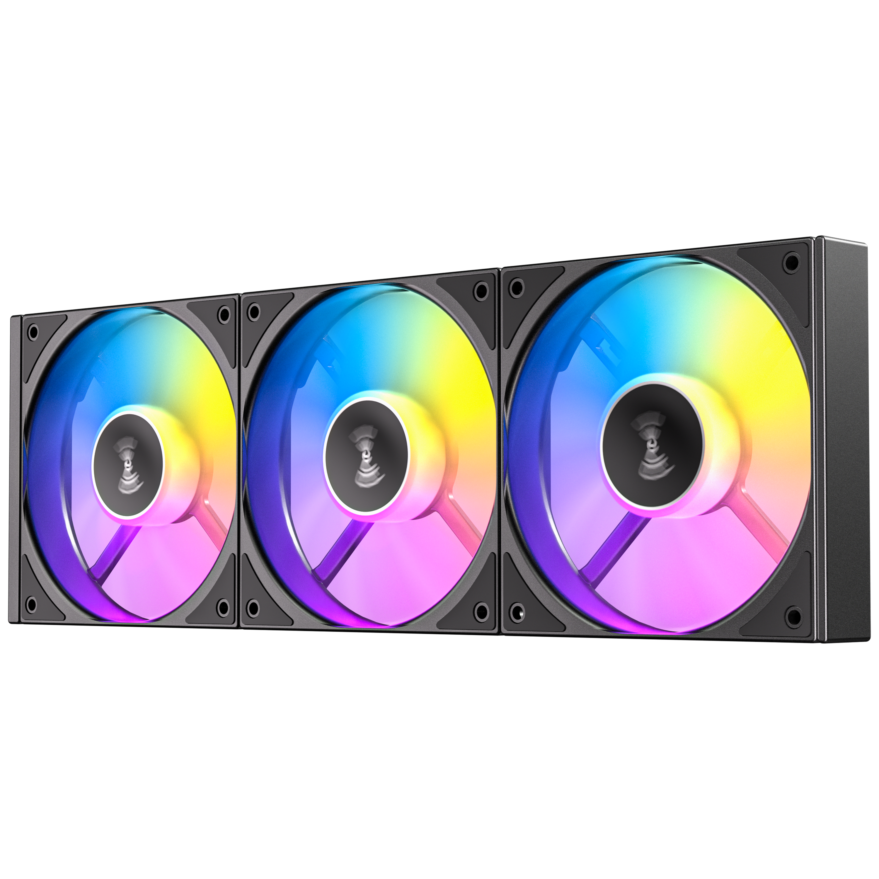 CONNECT 120 ARGB REVERSE FANS BLACK (3-PACK)