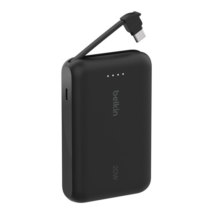 BELKIN BoostChargePower Bank 10K w/Integrated Cable Pink thumbnail 5