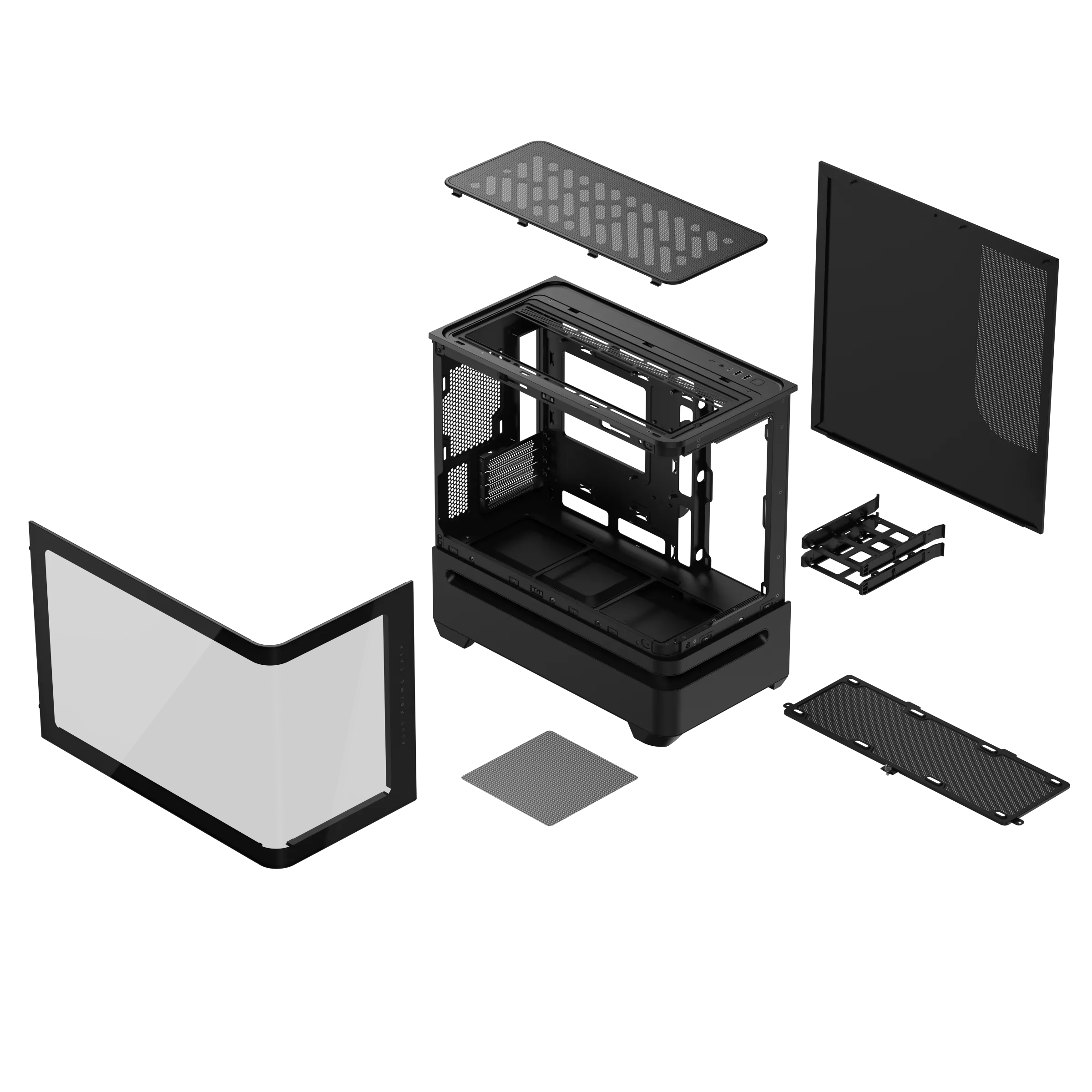 ASUS PRIME AP202 TG MATX CASE BLACK thumbnail 18