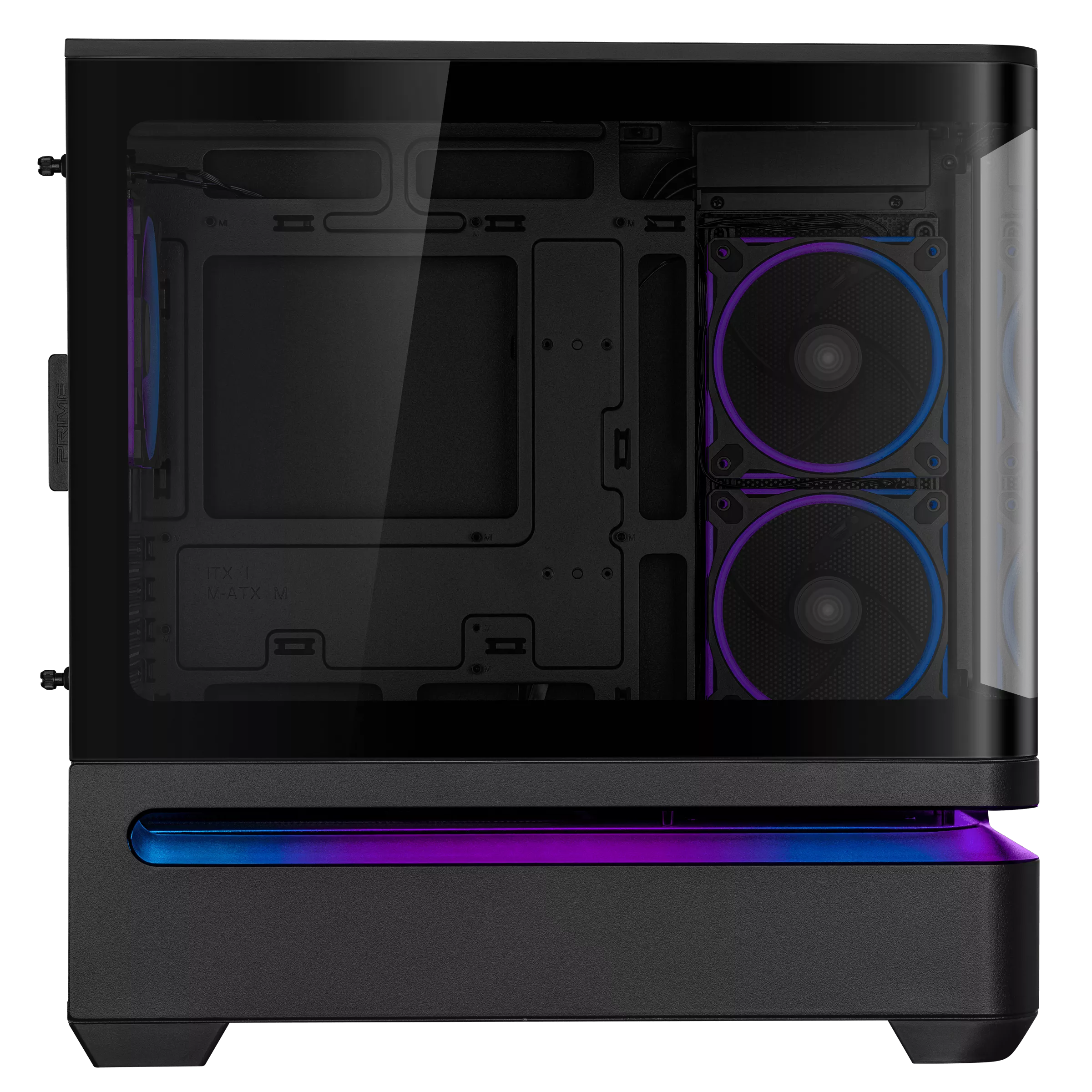 ASUS PRIME AP202 TG ARGB MATX CASE BLACK thumbnail 7