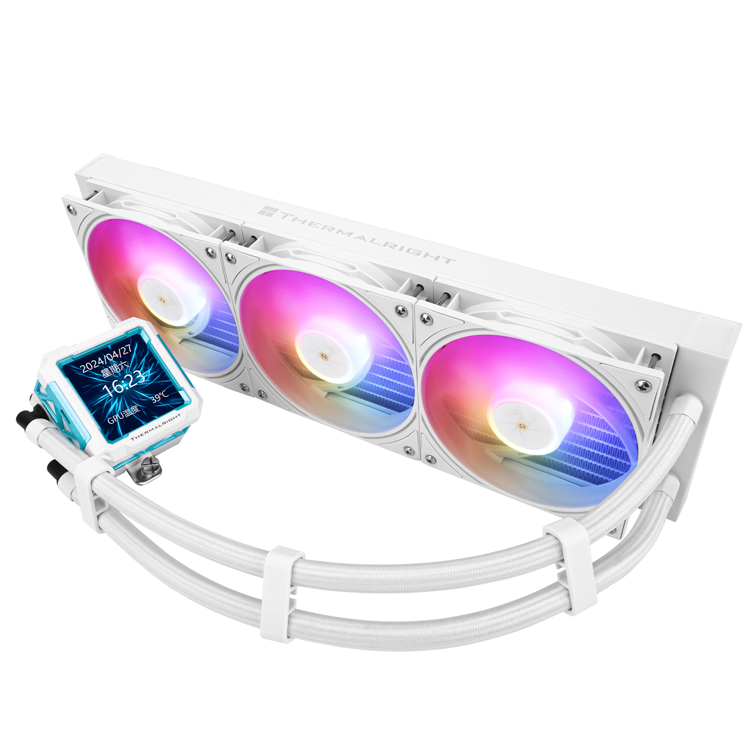 THERMALRIGHT FROZEN WARFRAME PRO 360 W/2.73IPS SCREEN WHITE thumbnail 3