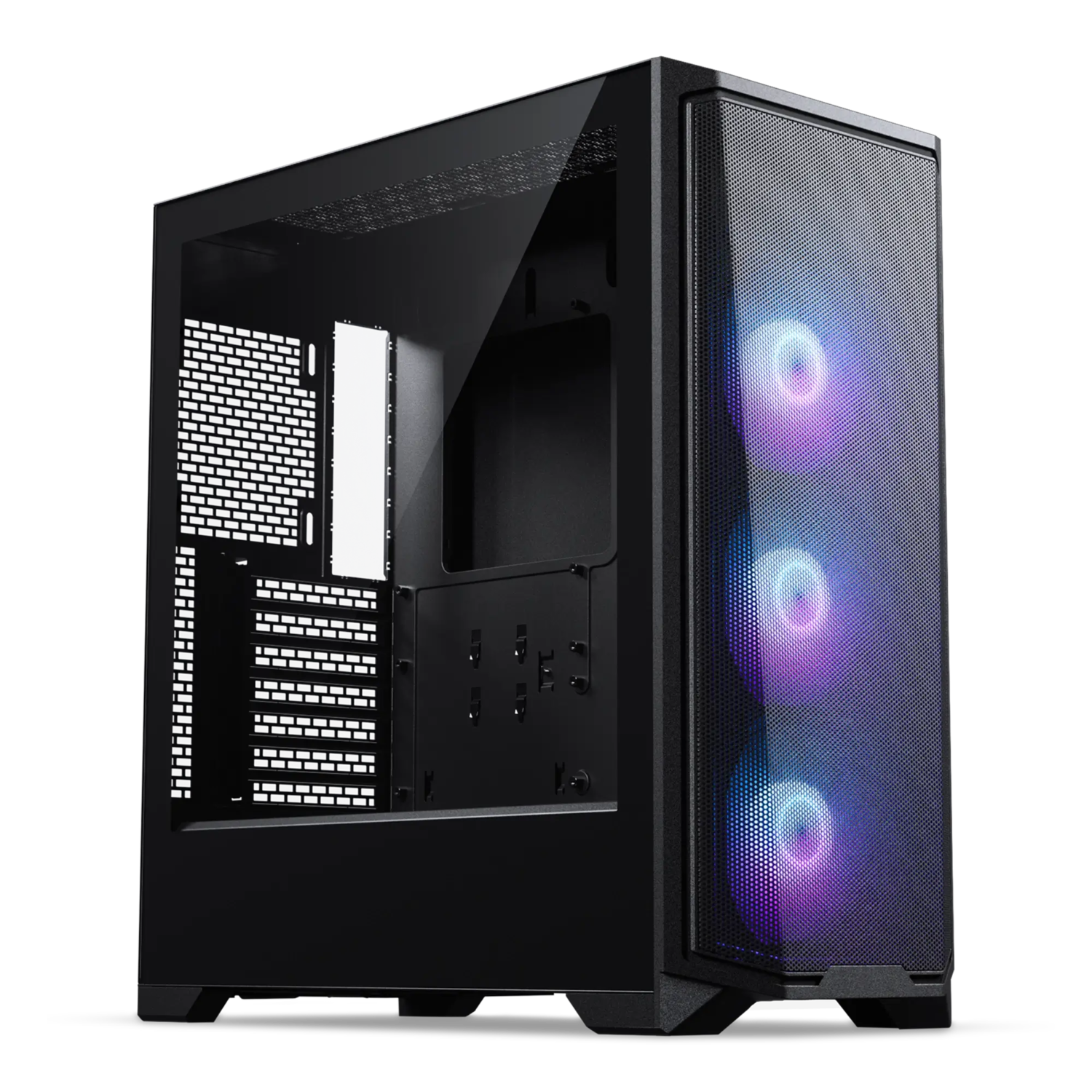 ECLIPSE G370A DRGB MESH PANEL-TEMPERED GLASS BLACK