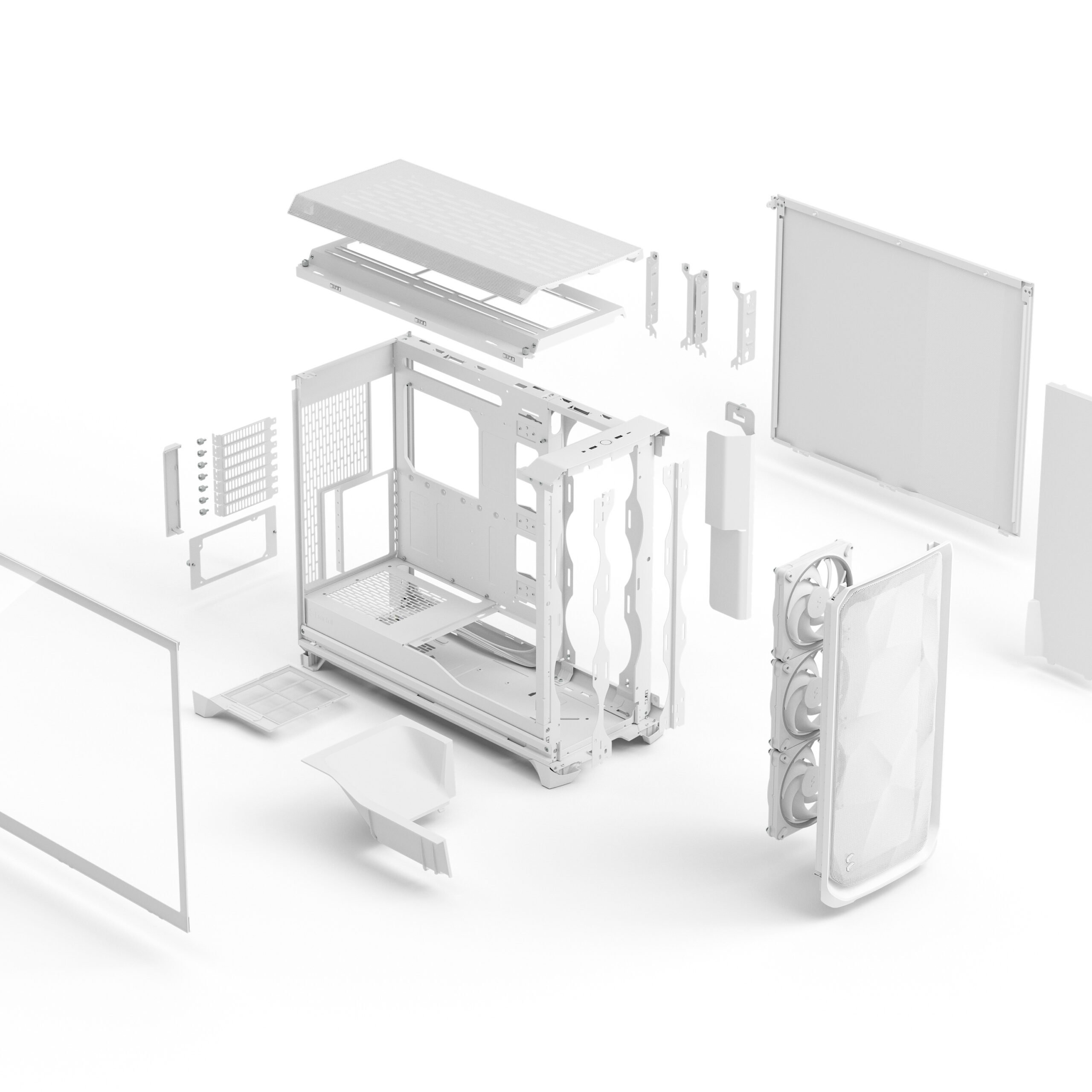 FRACTAL DESIGN MESHIFY 3 XL WHITE RGB TG CLEAR TINT thumbnail 14