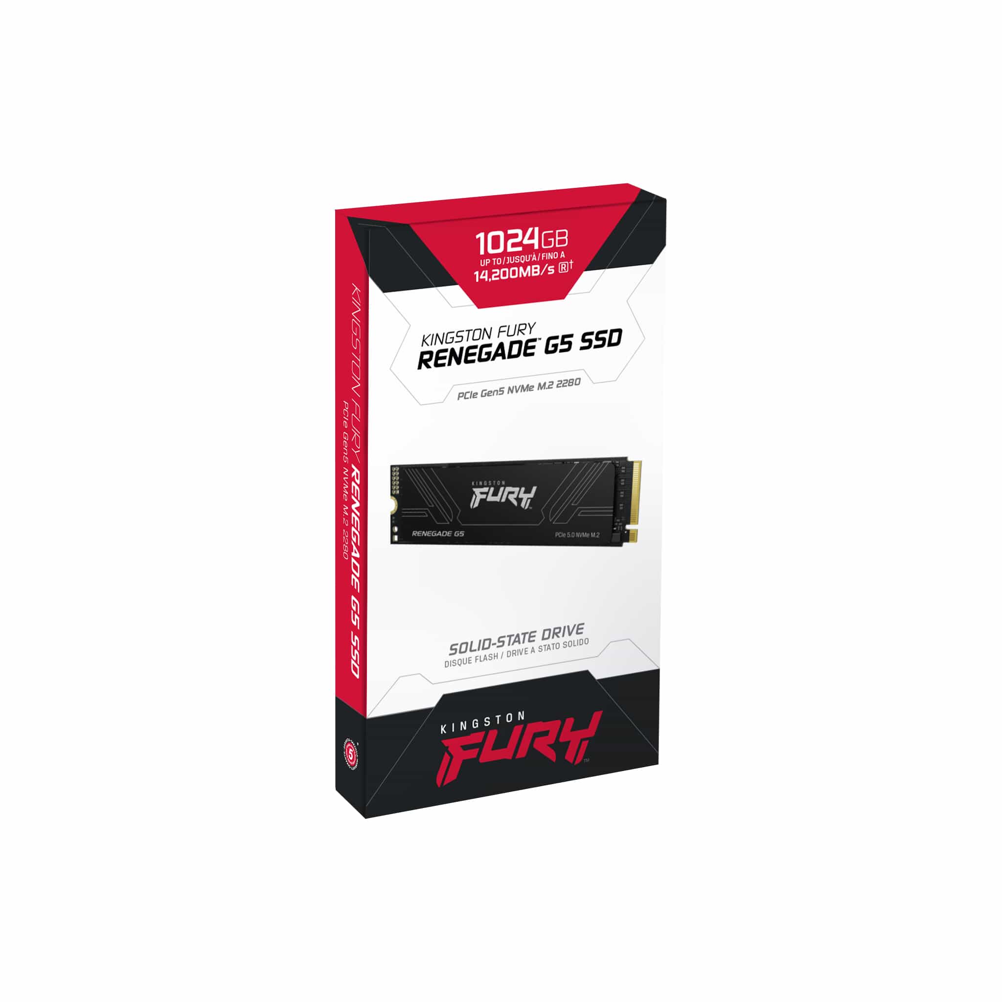 KINGSTON FURY RENEGADE G5 4096GB PICE 5.0 M.2 NVME SSD thumbnail 4