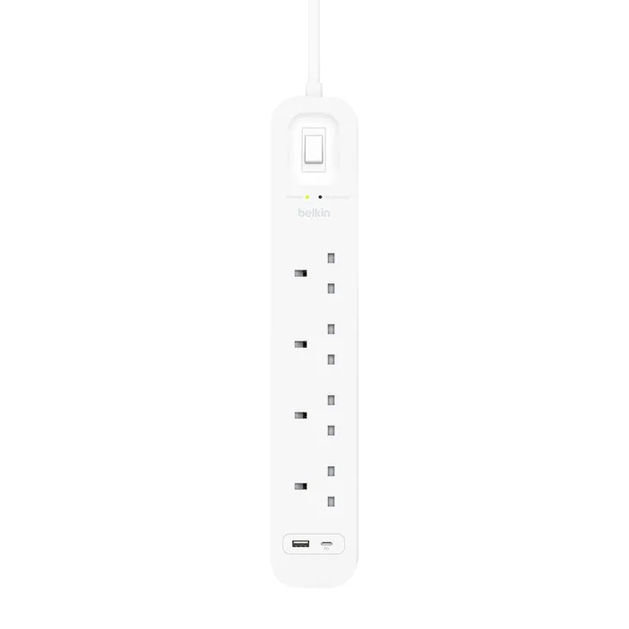 BELKIN Connect Surge Protector 4 位防雷保護拖板 (2M) thumbnail 2