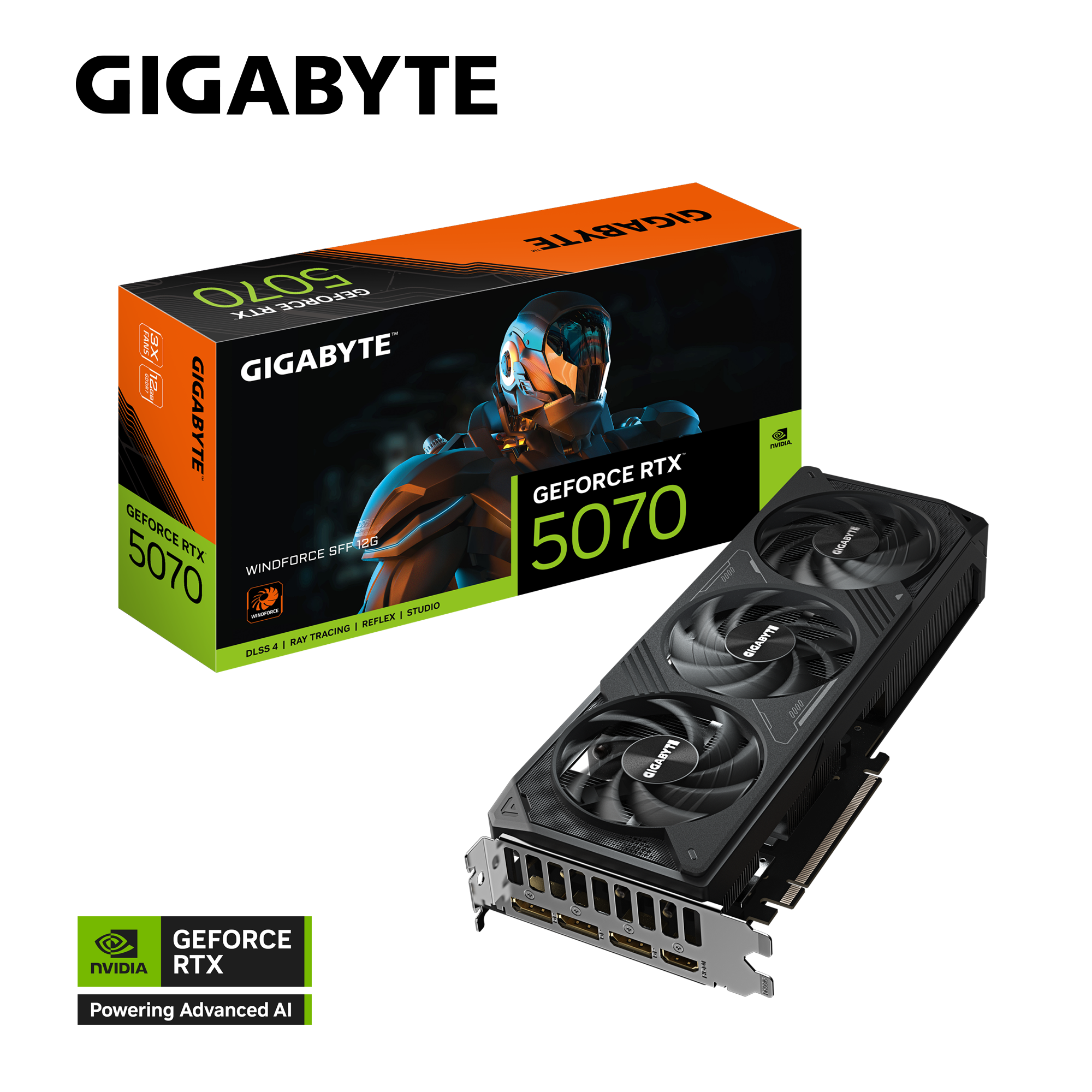GIGABYTE RTX5070 WINDFORCE SFF 12GB GDDR7 thumbnail 2