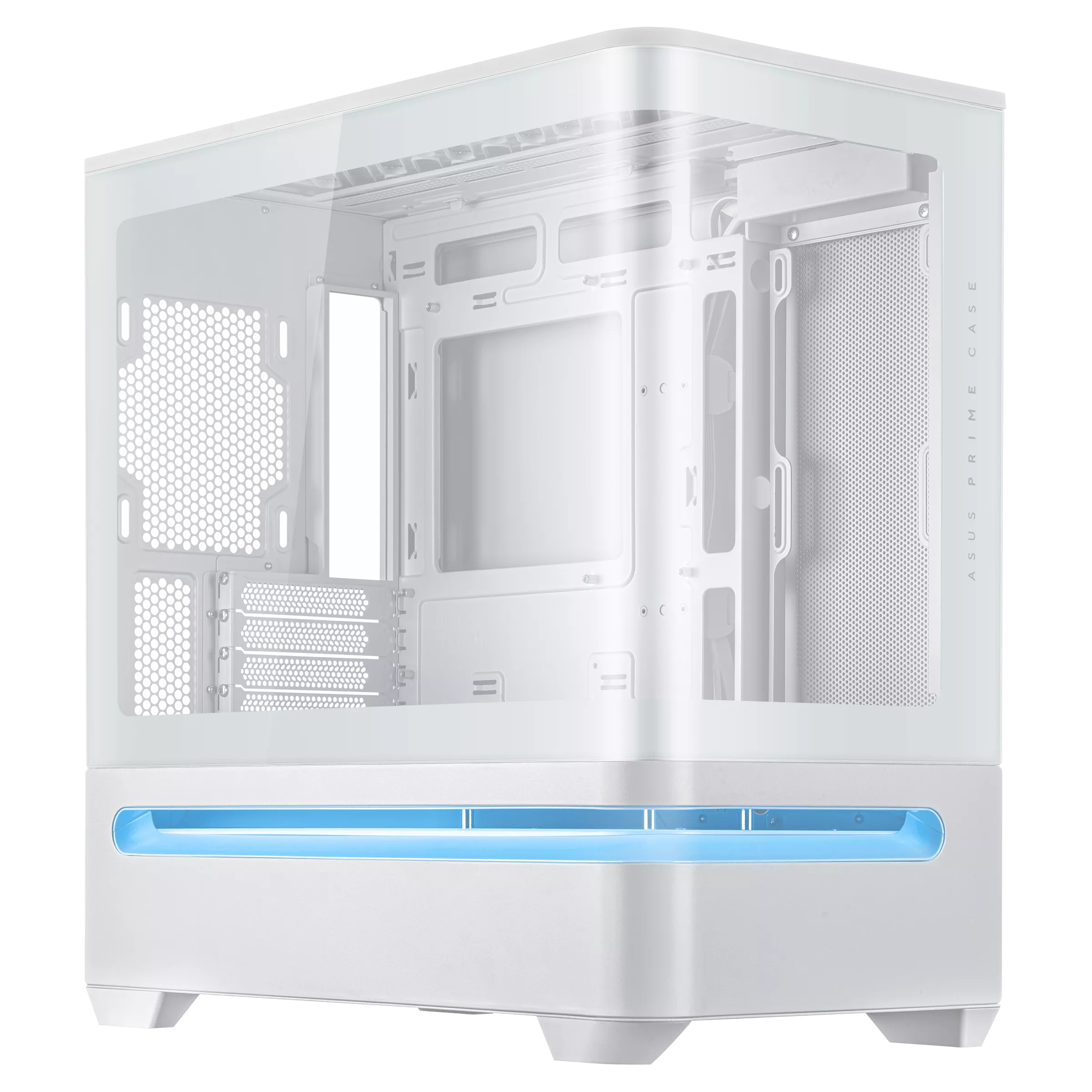 ASUS PRIME AP202 TG MATX CASE WHITE thumbnail 5