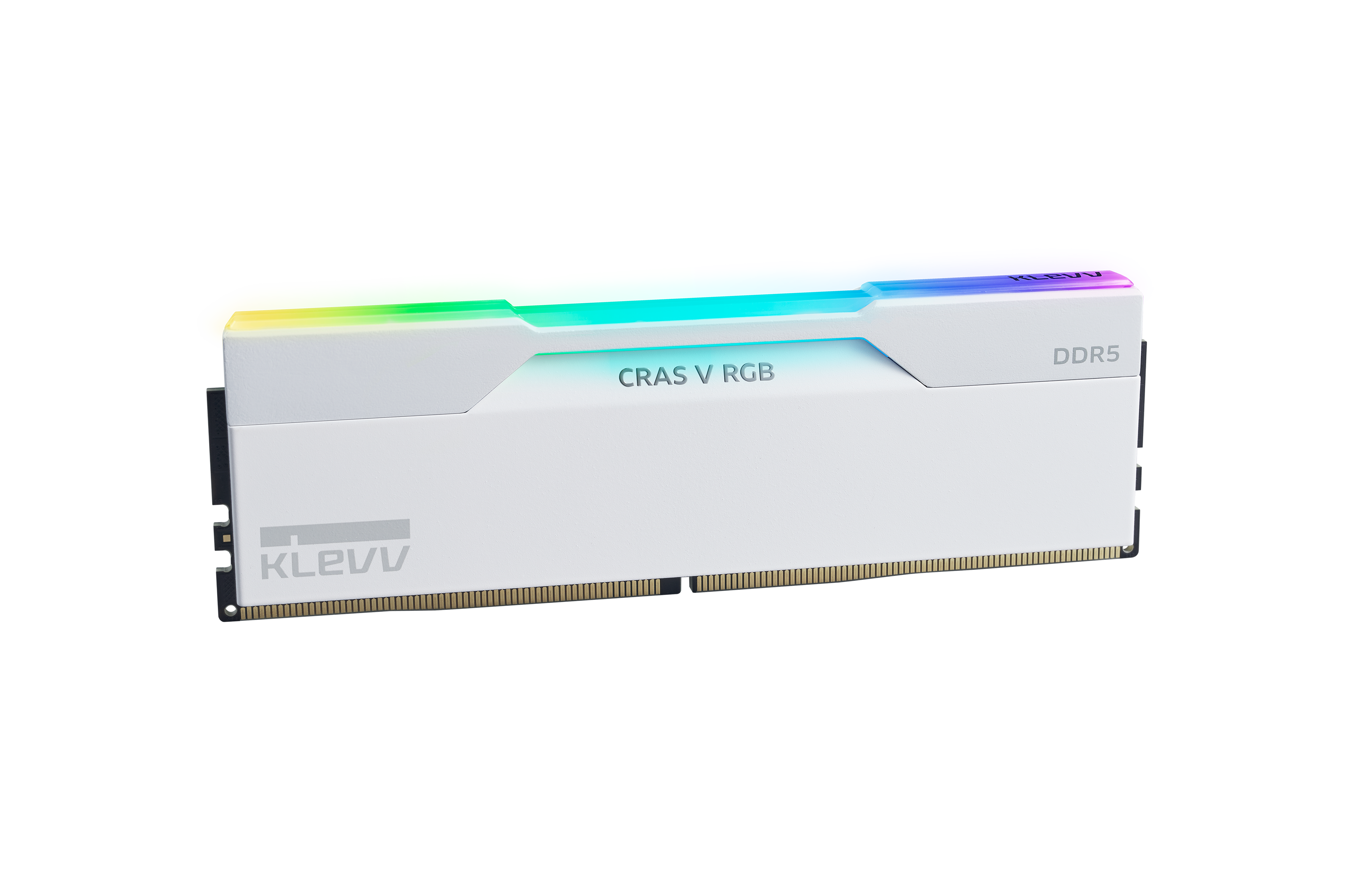 KLEVV CRAS V RGB 64G(32G*2) DDR5 6000MHZ 1.35V WHITE thumbnail 3