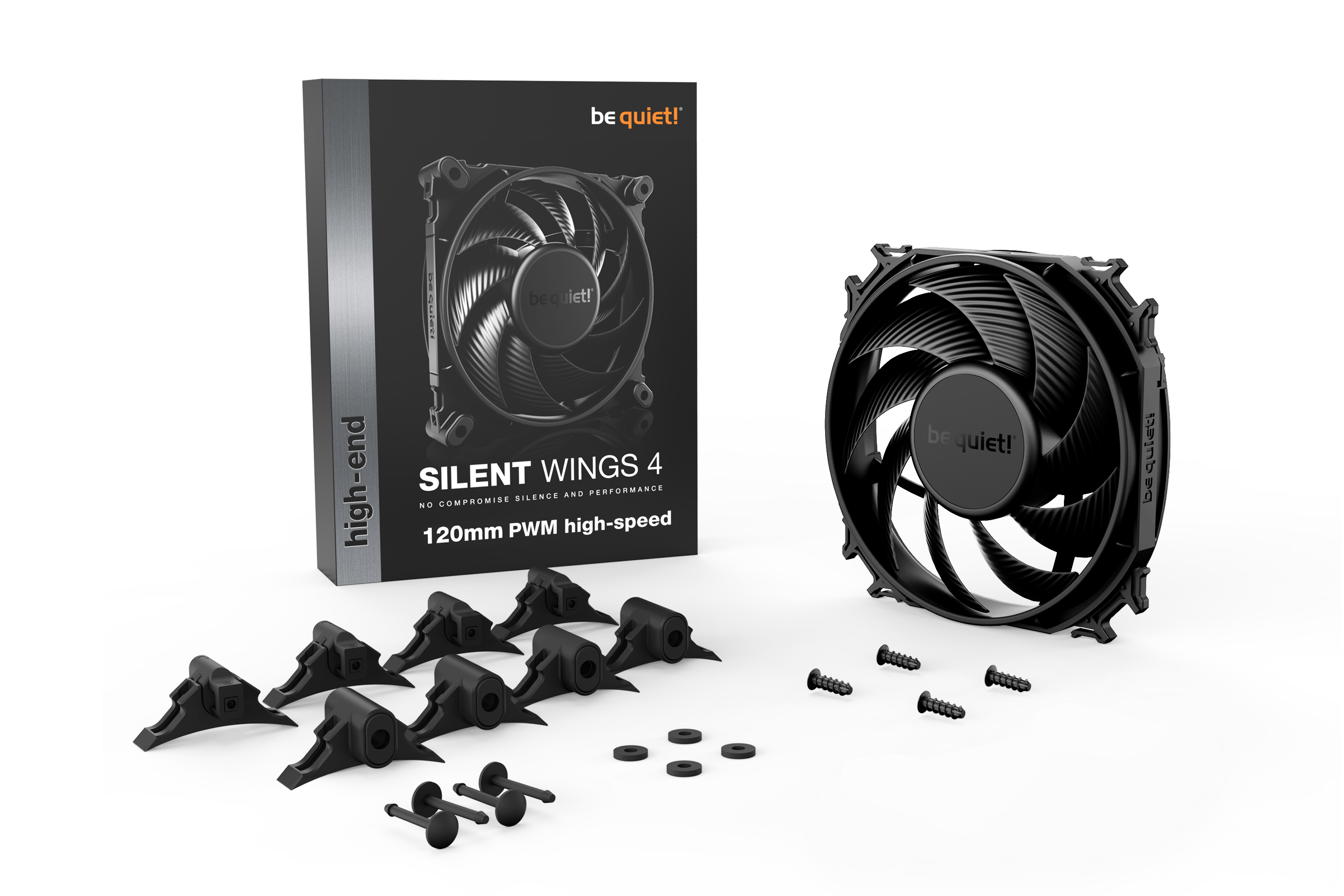 BE QUIET! SILENT WINGS 4 120MM PWM HIGH-SPEED BLACK (BL094) thumbnail 4