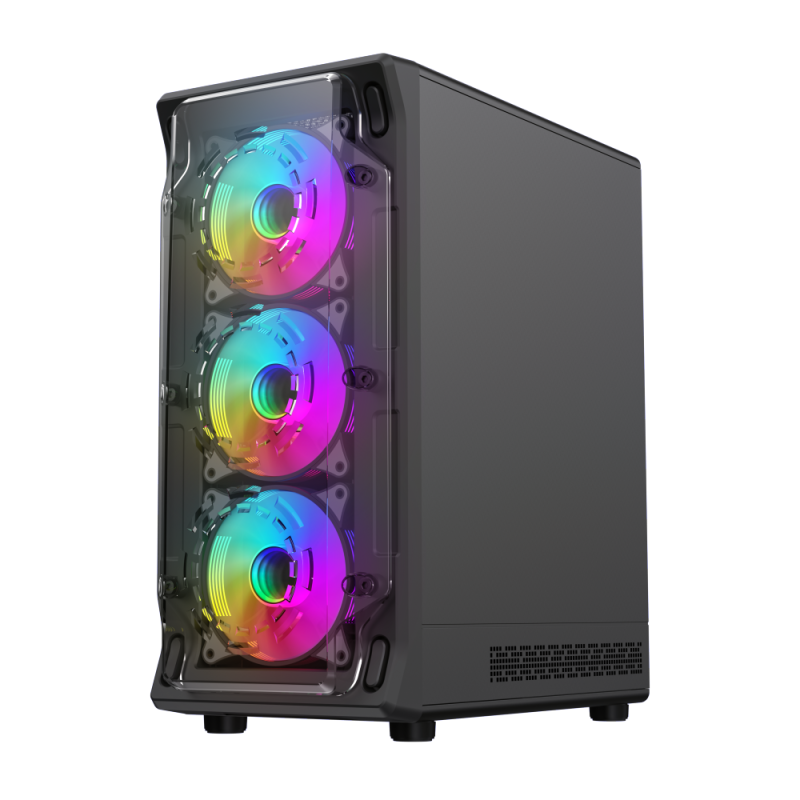GAMEMAX STARLIGHT 2 AB ATX CASE BLACK thumbnail 6