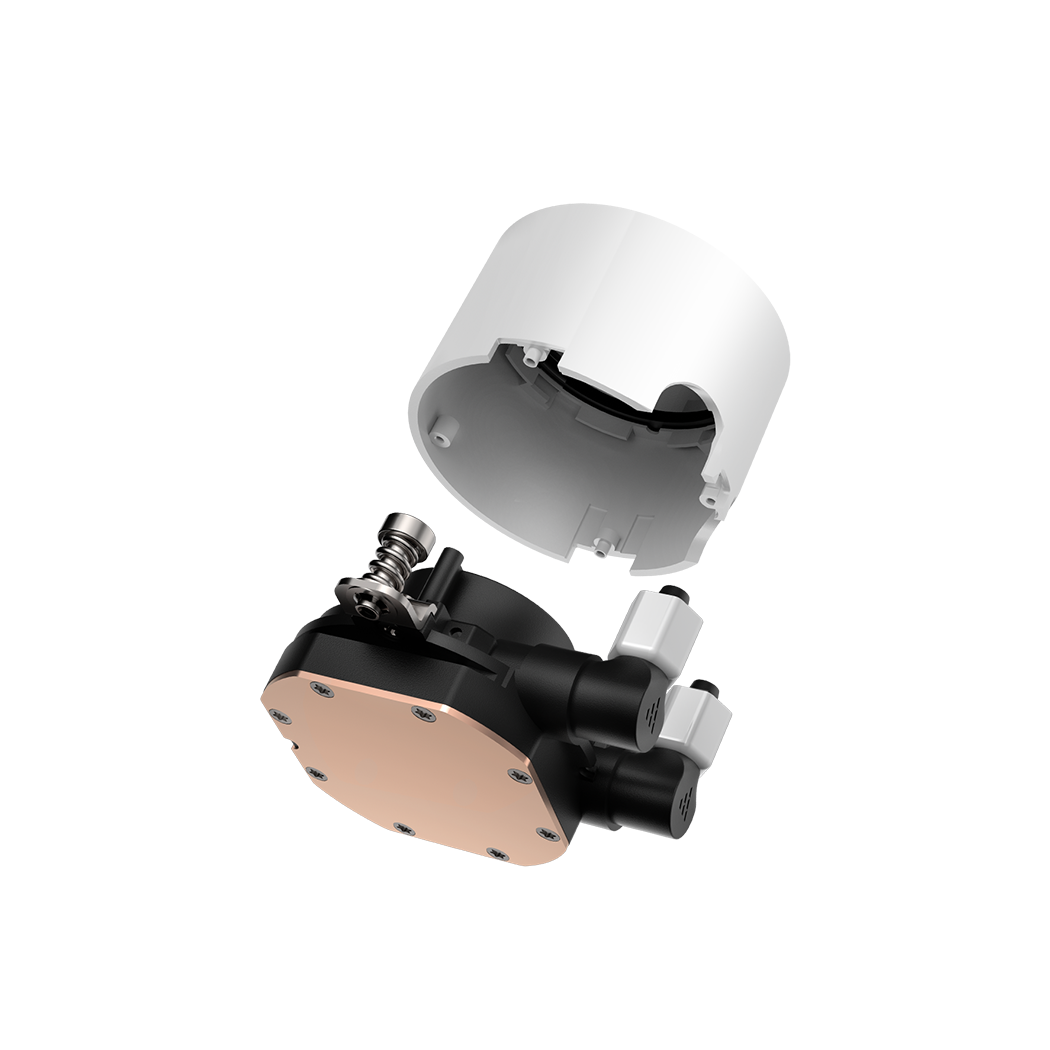 PC COOLER DA240 ARGB HIGH PERFORMANCE AIO CPU COOLING WHITE thumbnail 5
