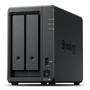 SYNOLOGY DS725+ 2BAY DC2.6G 2GD4 1X2.5G thumbnail 3