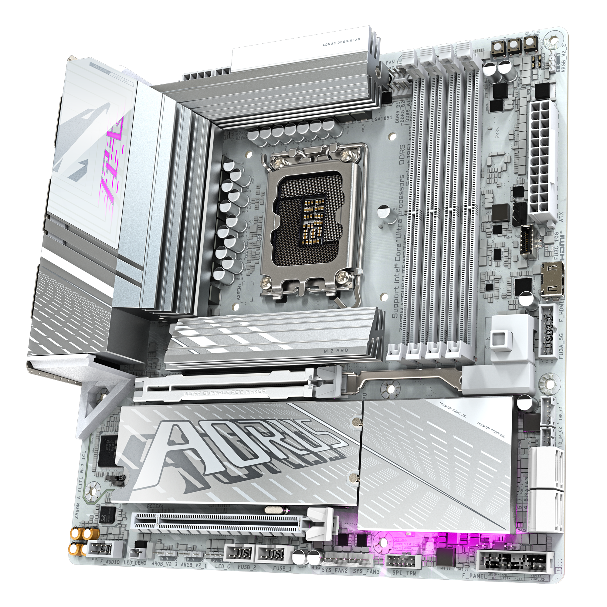 GIGABYTE Z890M AOURS ELITE WIFI 7 ICE thumbnail 4