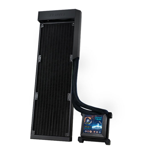 LIAN LI HYDROSHIFT LCD 360N RADIATOR ONLY, NO FAN BLACK thumbnail 3