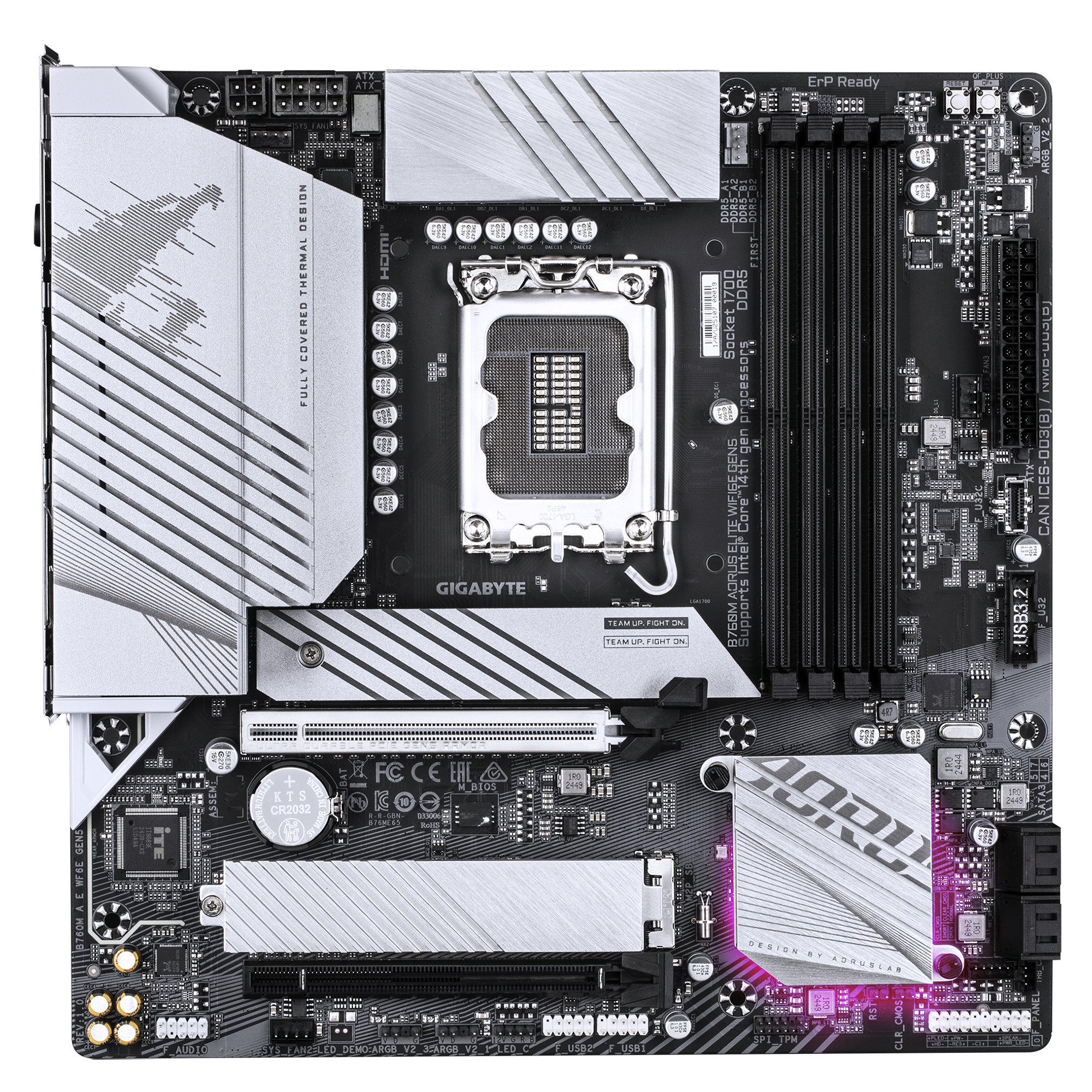 GIGABYTE B760M AORUS ELITE WIFI6E GEN5 thumbnail 2