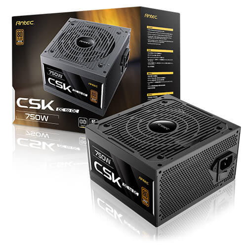 ANTEC CSK750 DC-GB PSU BRONZE thumbnail 5