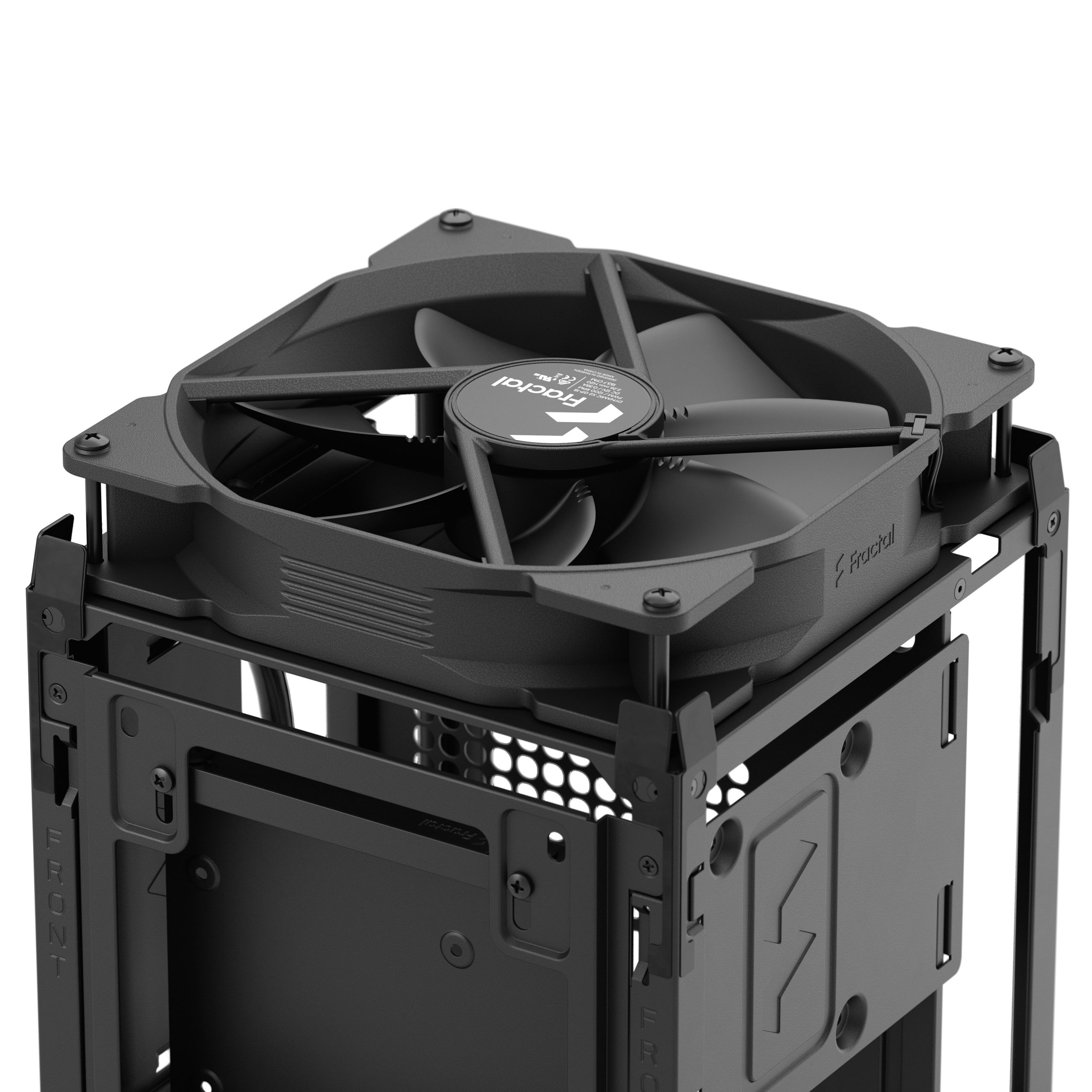 FRACTAL DESIGN MOOD LIGHT GRAY MINI-ITX CASE thumbnail 3