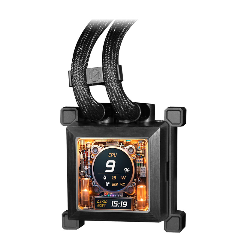 LIAN LI HYDROSHIFT LCD 360N RADIATOR ONLY, NO FAN BLACK thumbnail 2