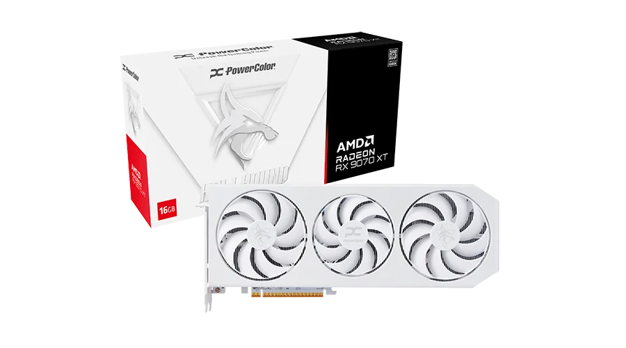 RX9070XT HELLHOUND SPECTRAL WHITE 16GB GDDR6