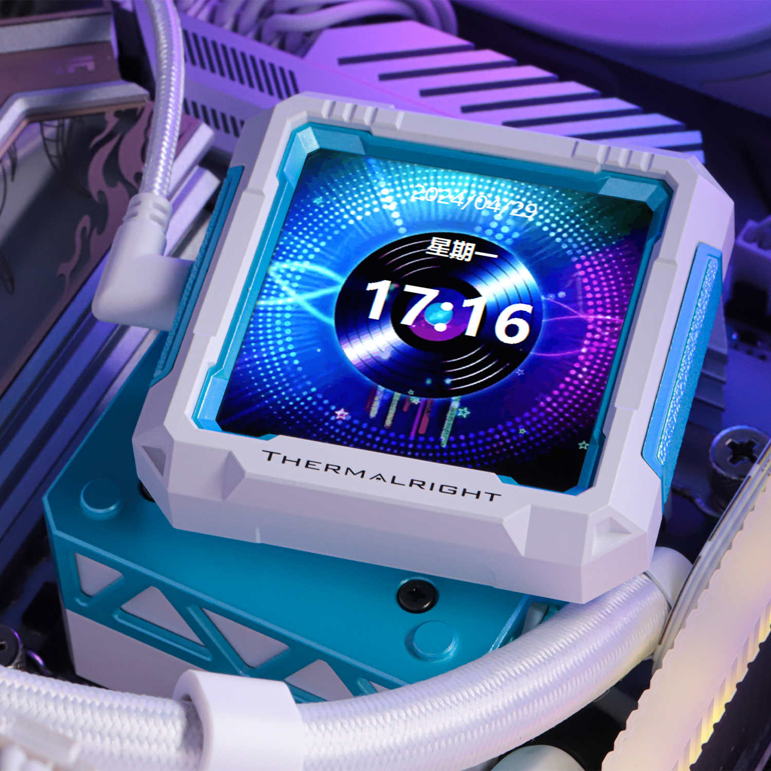 THERMALRIGHT FROZEN WARFRAME PRO 360 W/2.73IPS SCREEN WHITE thumbnail 8