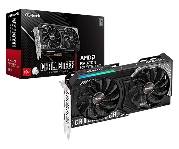 ASROCK RX9060XT CHALLENGER 16G DDR6 OC thumbnail 4