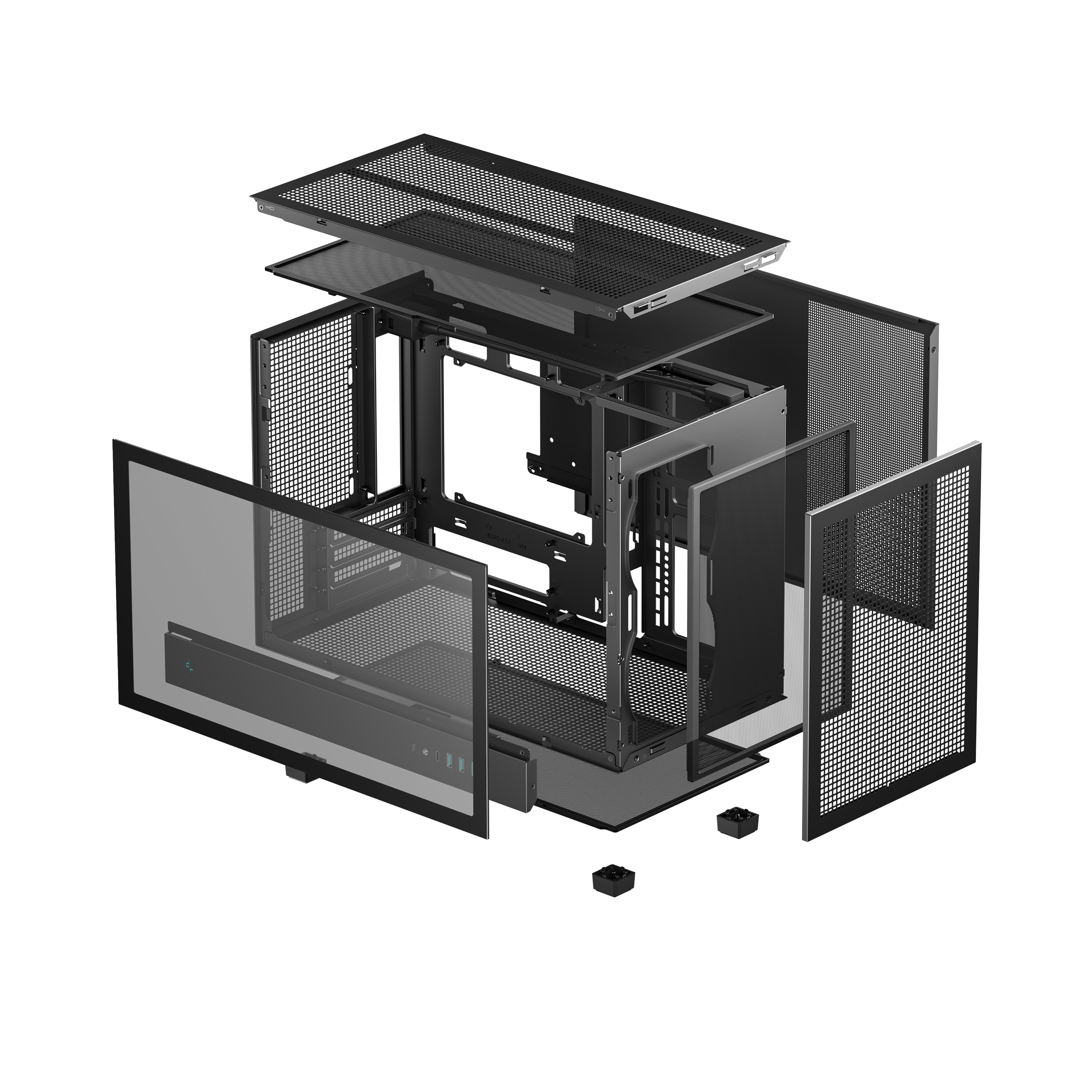 DEEPCOOL CH260 MATX CASE BLACK thumbnail 10