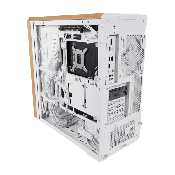 LIAN LI LANCOOL 217 WOODEN MID-TOWER CASE WHITE thumbnail 5