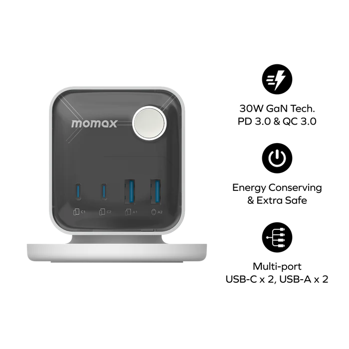 1-Charge Work-Flow 3 插座電源盒 WHITE