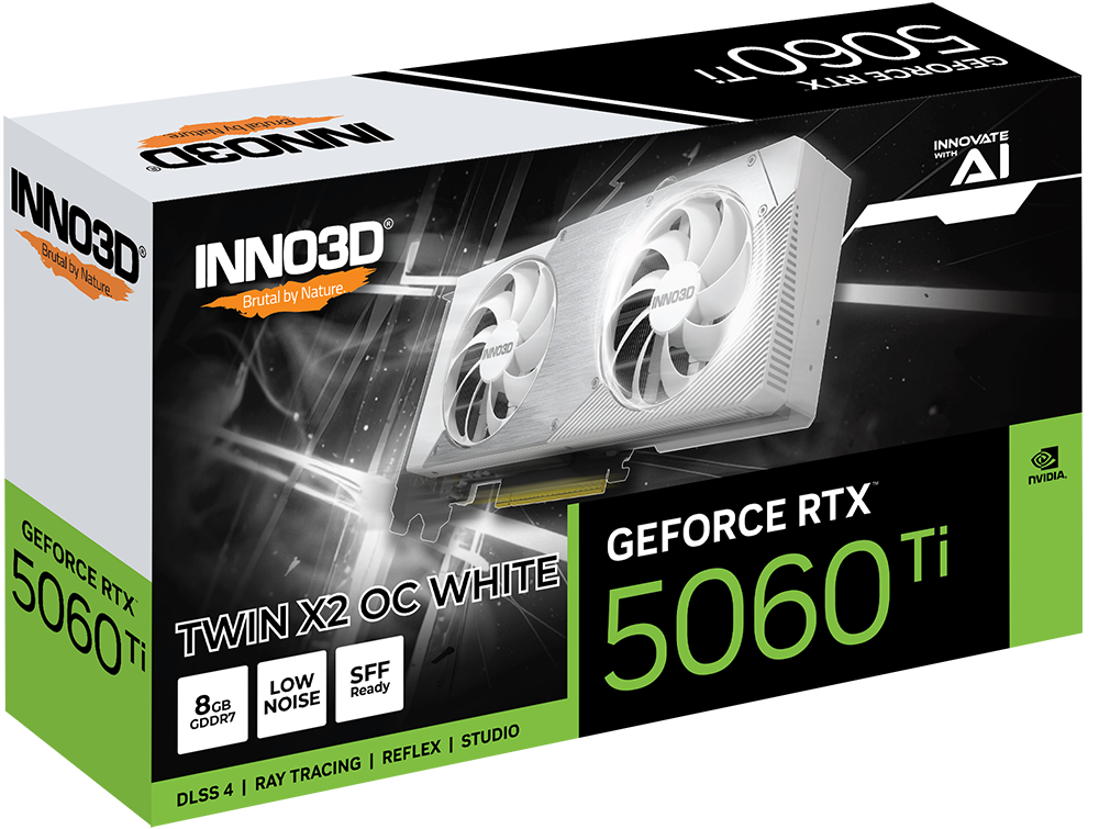 RTX5060TI X2 OC 8GB GDDR7 WHITE