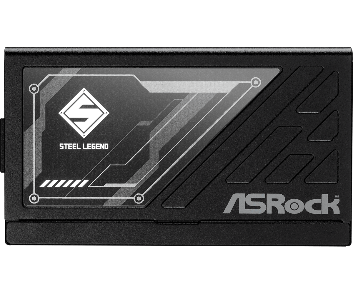 ASROCK STEEL LEGEND 750W GOLD ATX 3.1 PSU BLACK thumbnail 2