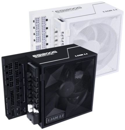 LIAN LI EDGE 1200W P.S ATX3.1 FULL MODULAR W/HUB GOLD WH thumbnail 6
