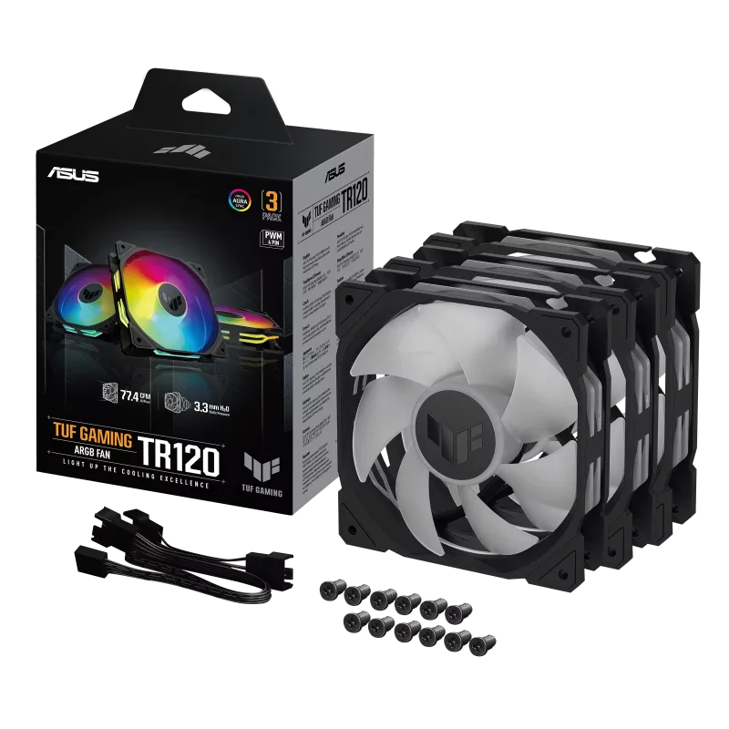ASUS TUF GAMING TR120 ARGB 3IN1 BLACK thumbnail 11
