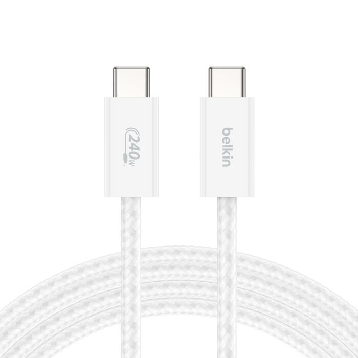 BELKIN BoostCharge USB-C至USB-C編織連接線(240W/1.5米/2PK) thumbnail 3