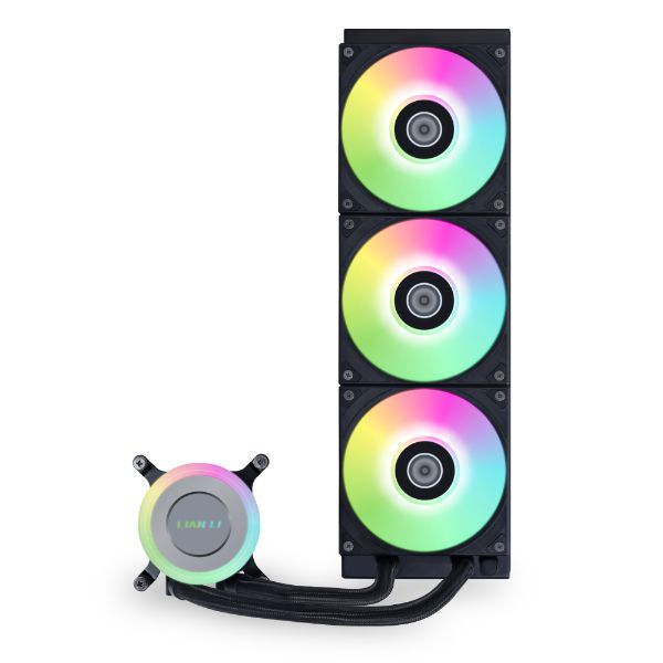 LIAN LI GALAHAD II LITE 360R AIO CPU WATER COOLER BLACK thumbnail 2